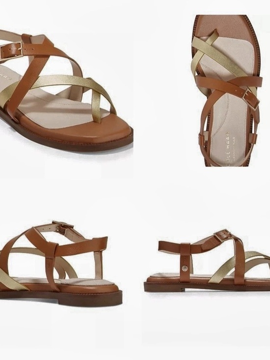 Cole Haan Shoes - Cole Haan Women's Wilma Strappy
Sandals size 9 grand ambition brown gold